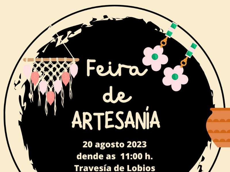 Feira de artesanía en Lobios