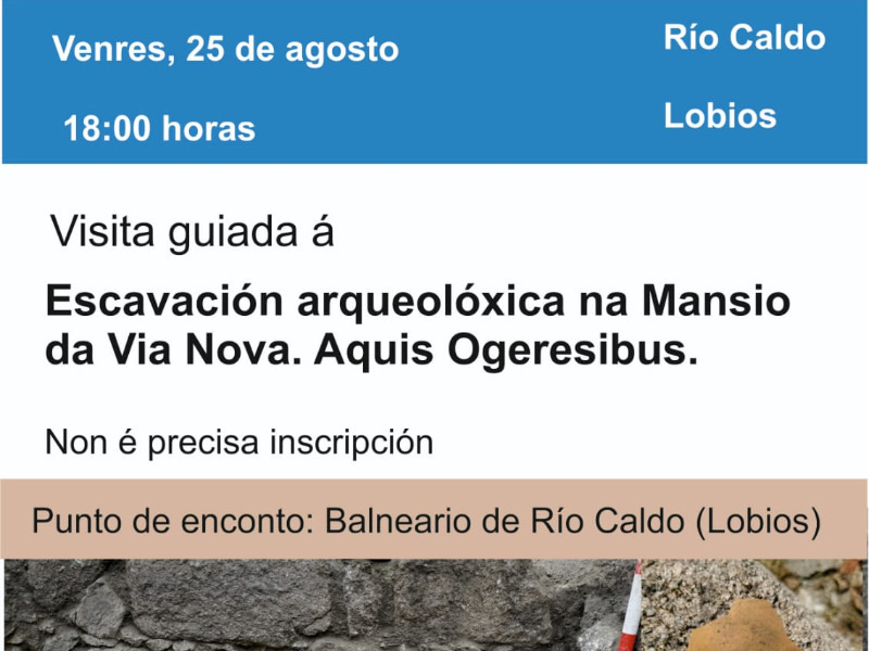 Visita arqueolóxica Aquis Ogeresibus